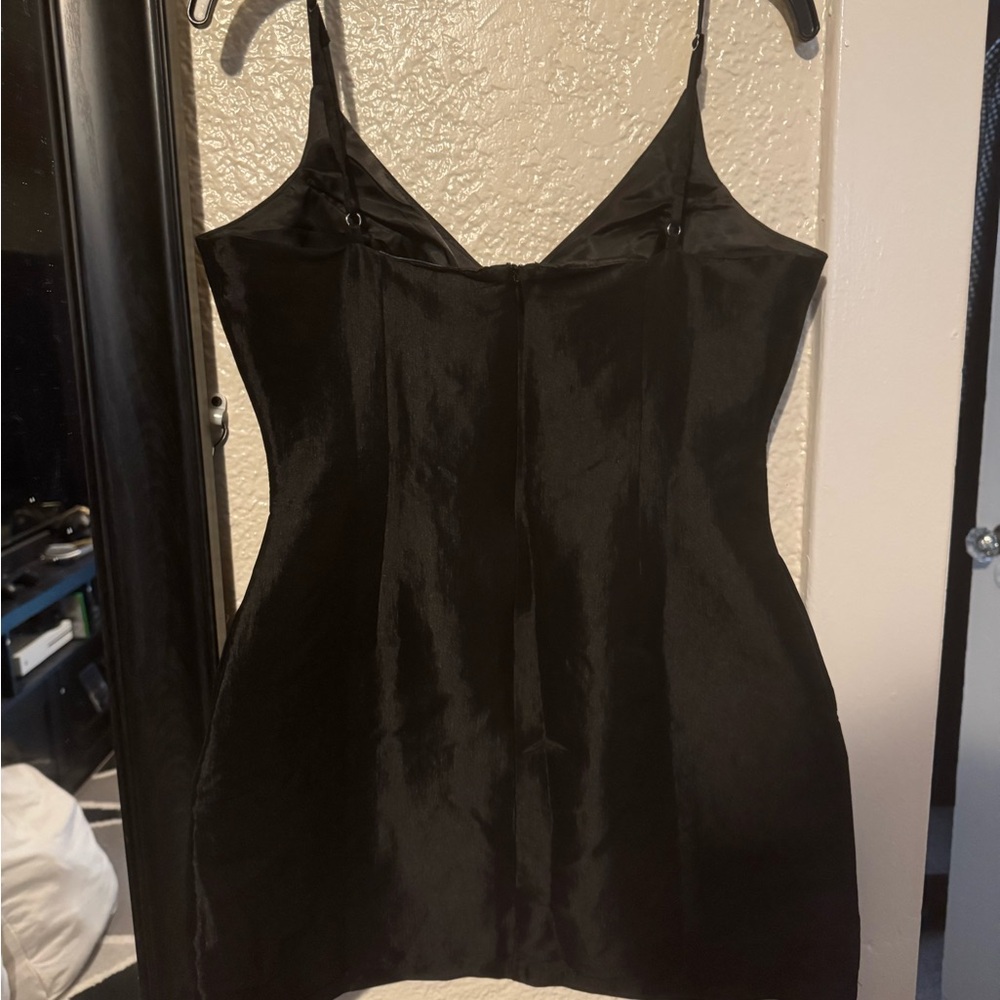 Lulu's Sexy Black Mini Dress - Picture 4 of 5